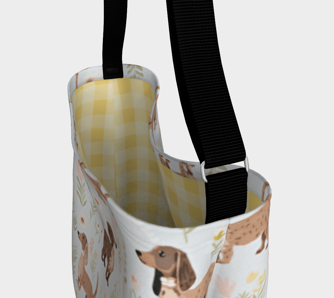 Artistic Delight - Dachshund Day Tote - Real Rad Boutique