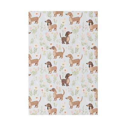 Artistic Delight - Dachshund Matte Canvas - Real Rad Boutique