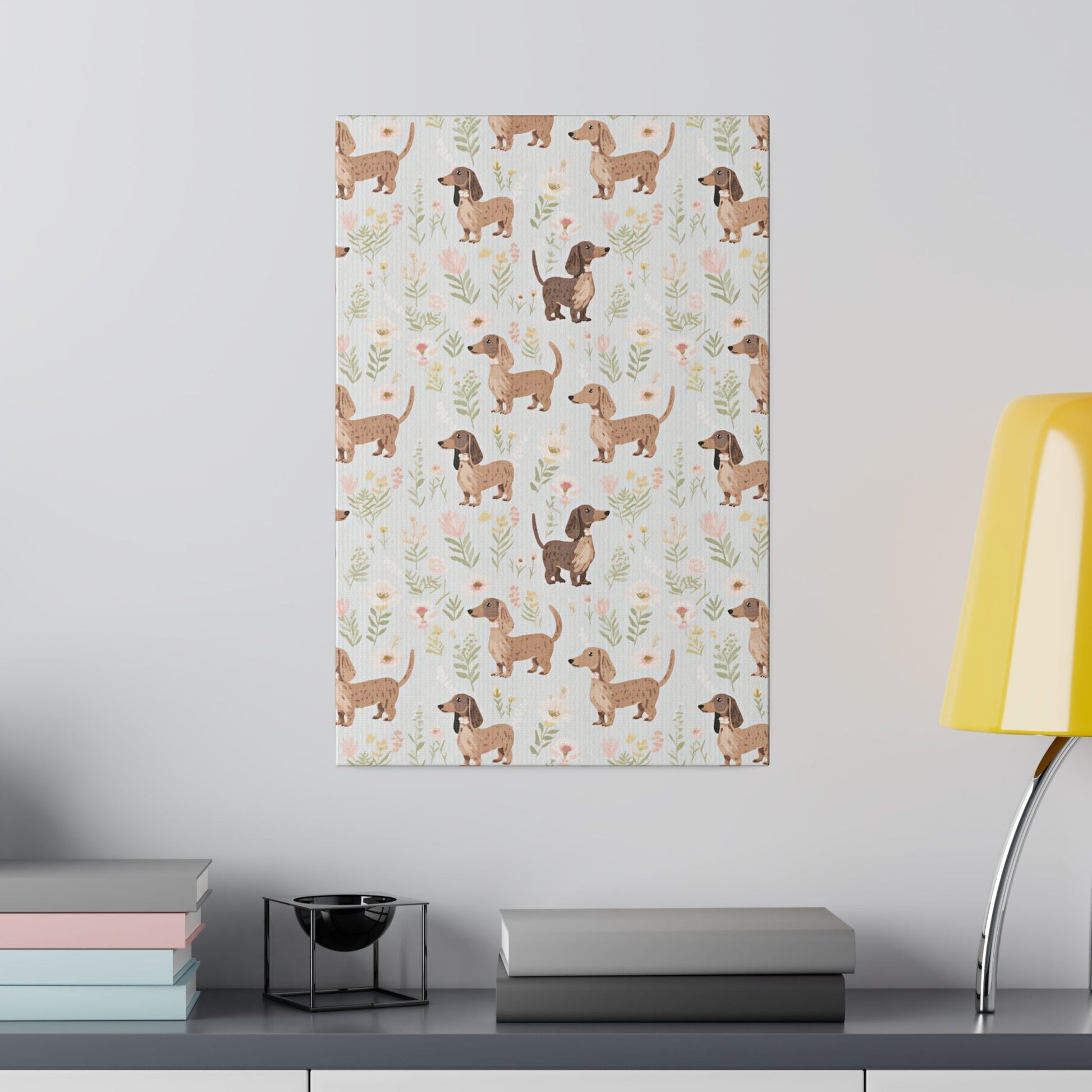 Artistic Delight - Dachshund Matte Canvas - Real Rad Boutique