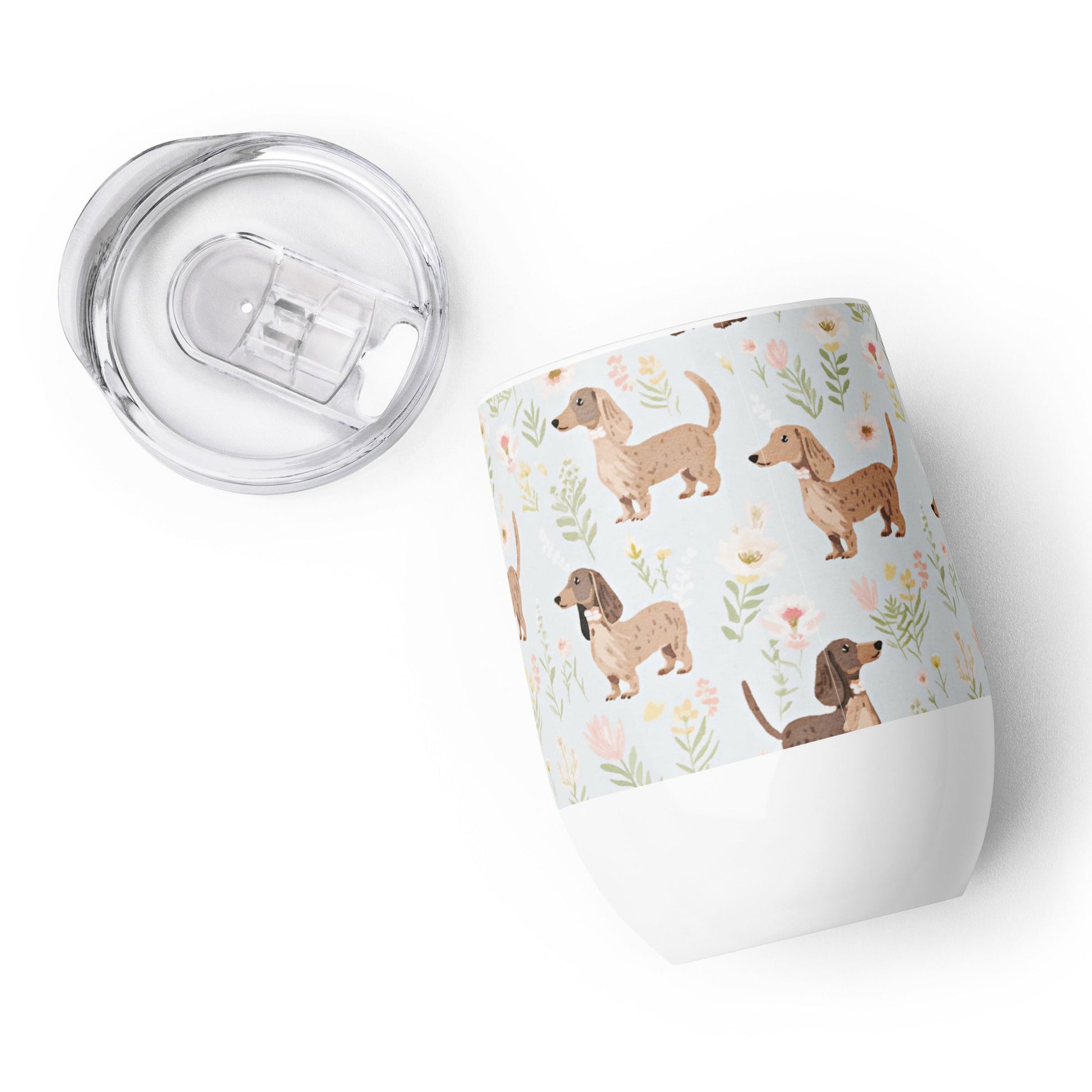 Artistic Delight - Dachshund Wine Tumbler - Real Rad Boutique