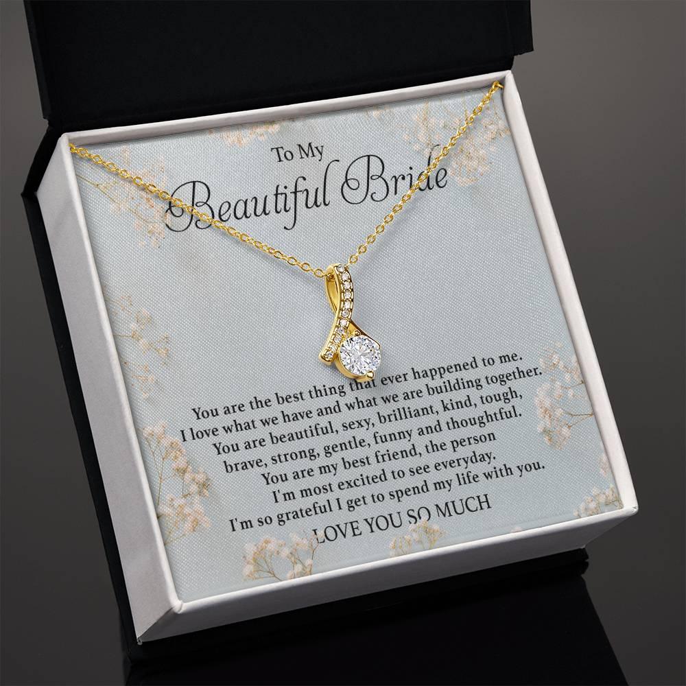 "Beautiful Bride' Alluring Beauty Necklace - Real Rad Boutique