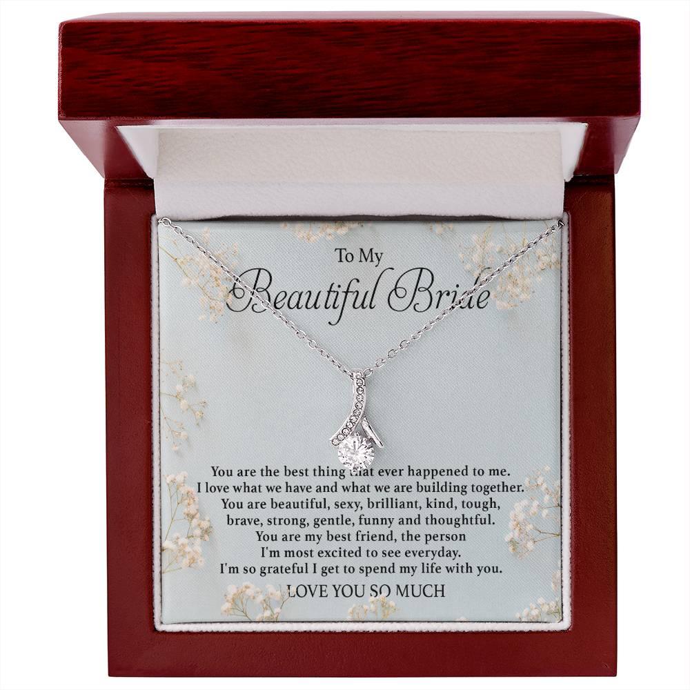 "Beautiful Bride' Alluring Beauty Necklace - Real Rad Boutique