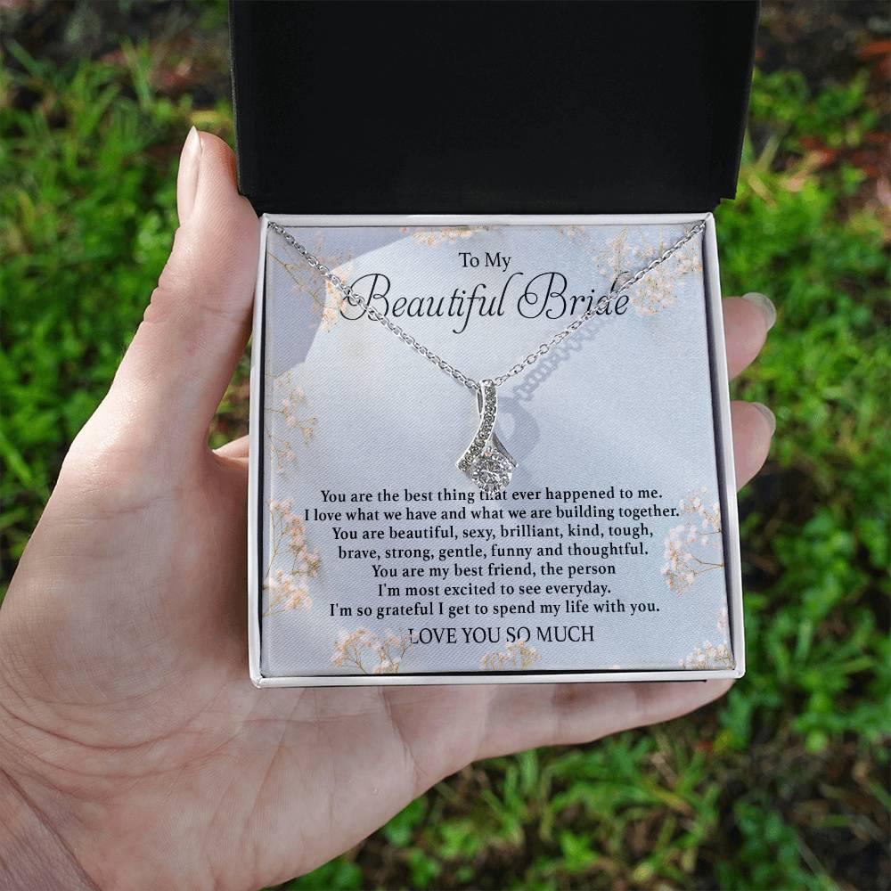 "Beautiful Bride' Alluring Beauty Necklace - Real Rad Boutique