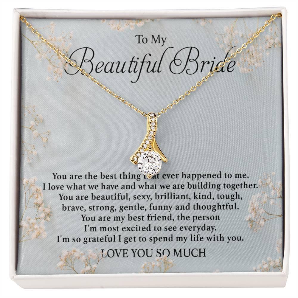 "Beautiful Bride' Alluring Beauty Necklace - Real Rad Boutique