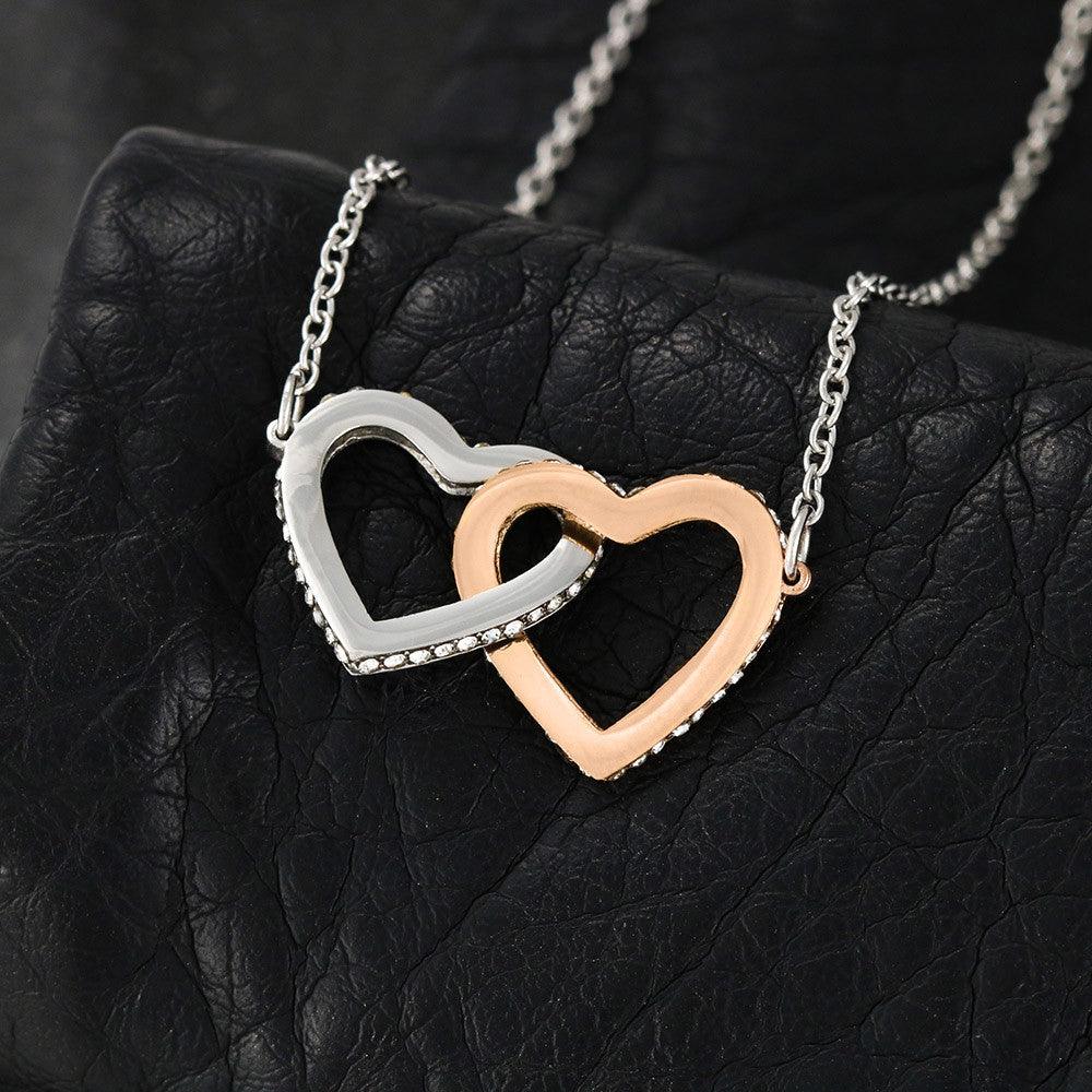 'Beautiful Mom' Interlocking Hearts Necklace - Real Rad Boutique