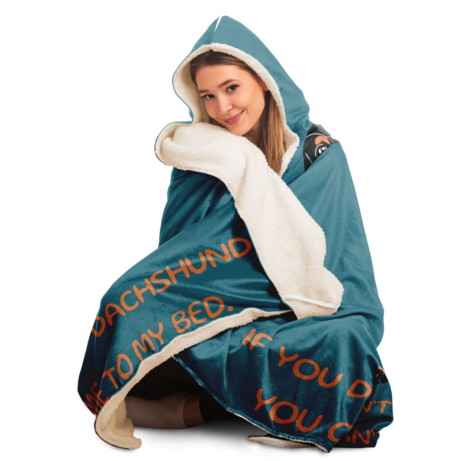 Bed Access Denied - Hooded Blanket - Real Rad Boutique