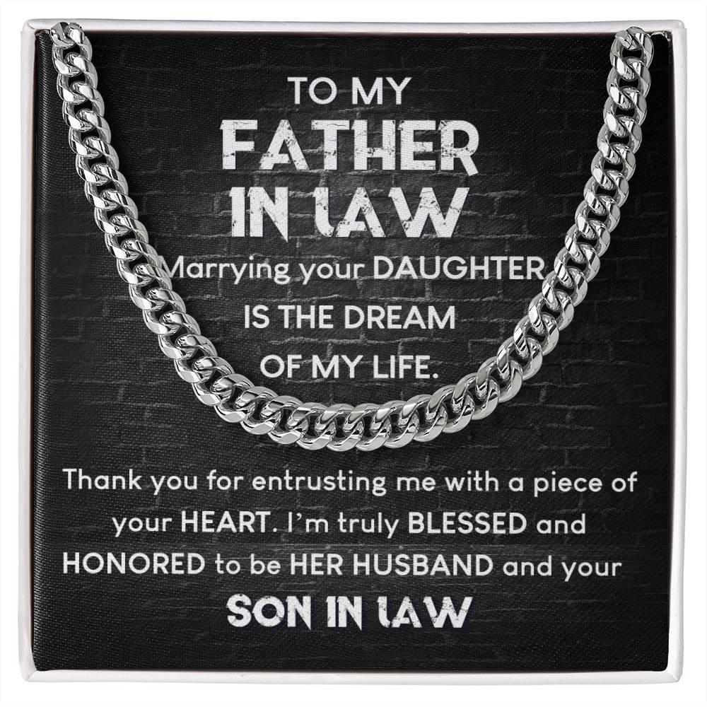 'Blessed Son-In-Law' Cuban Link Chain - Real Rad Boutique