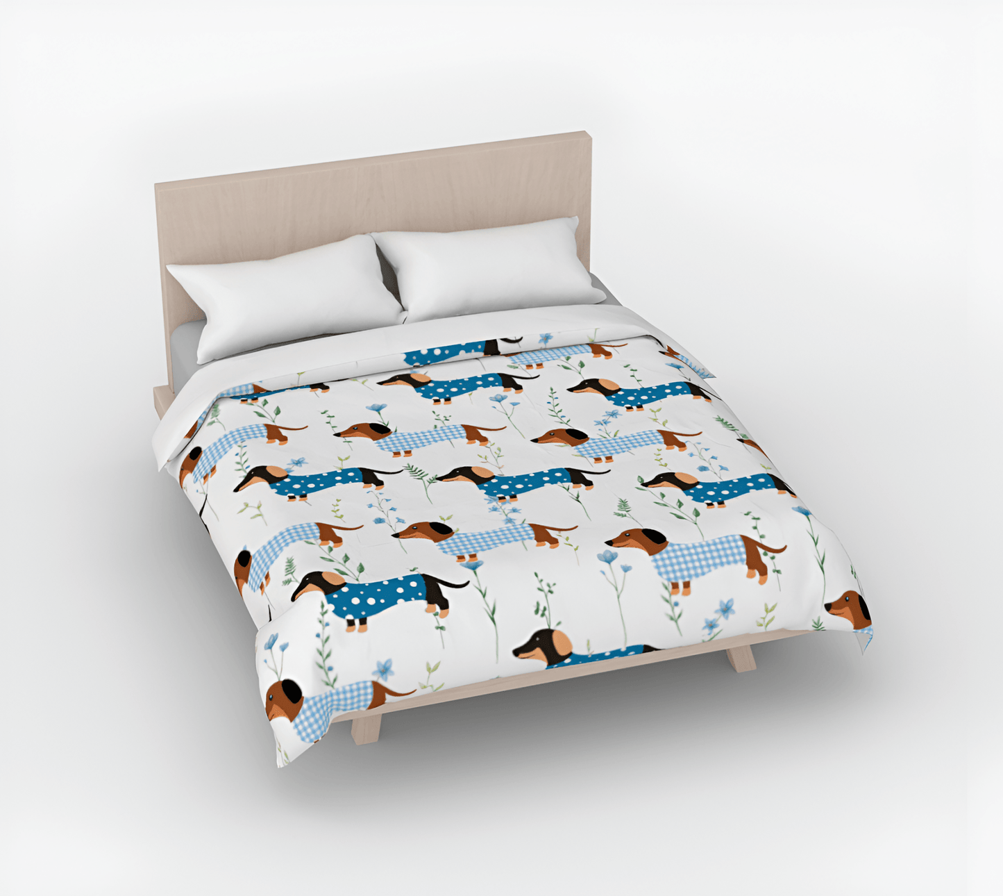 Blue Haven - Dachshund Duvet - Real Rad Boutique