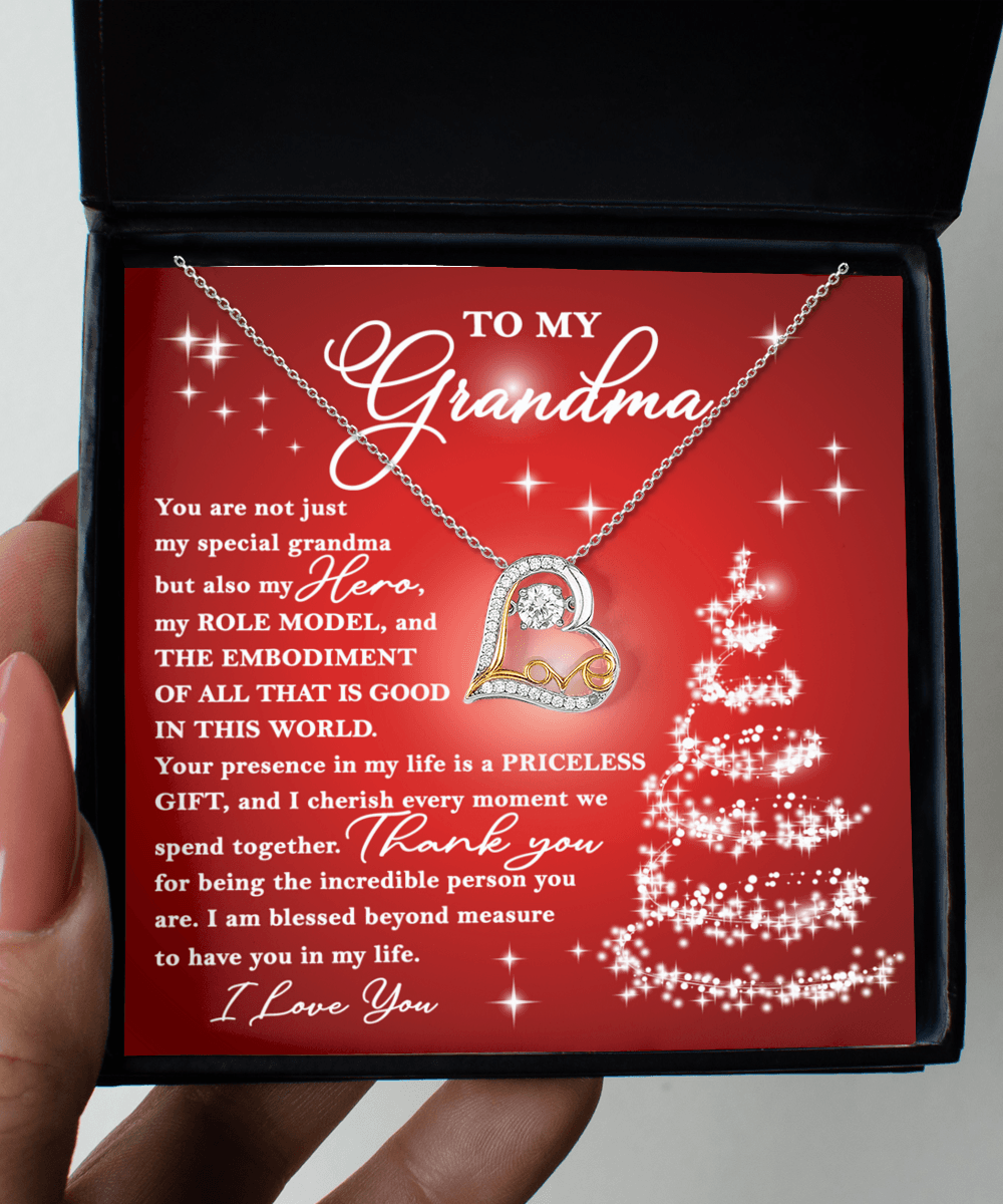 Christmas 'Grandma's Love' Love Dancing Necklace - Real Rad Boutique