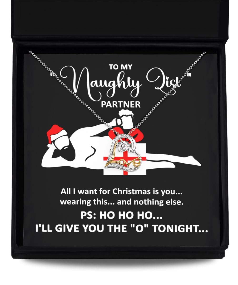 Christmas 'Naughty List' - Love Dancing Necklace - Real Rad Boutique