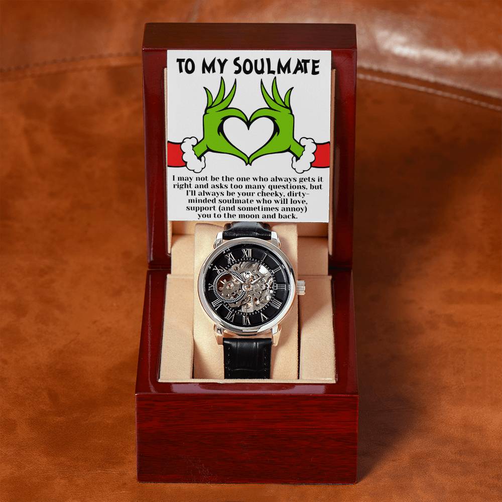 Christmas 'Soulmate Chronicles' - Men's Openwork Watch - Real Rad Boutique