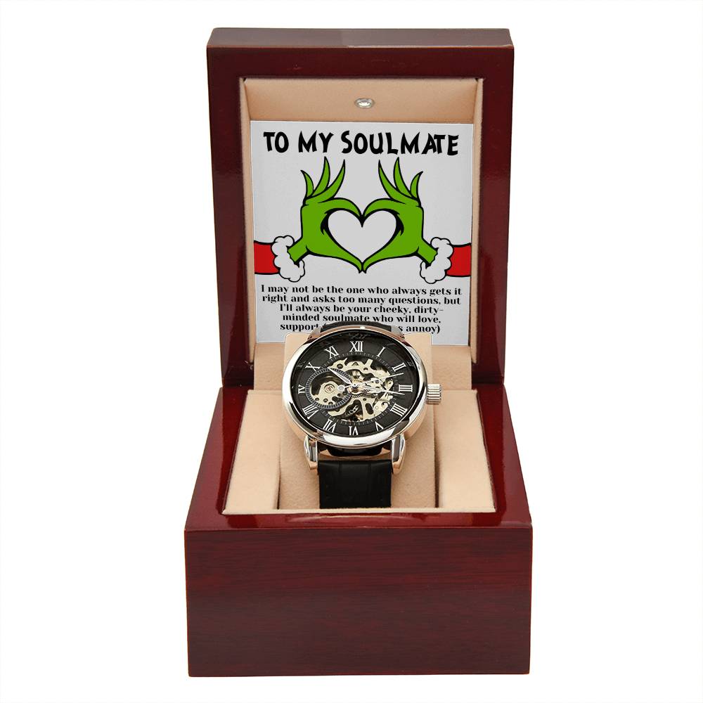 Christmas 'Soulmate Chronicles' - Men's Openwork Watch - Real Rad Boutique