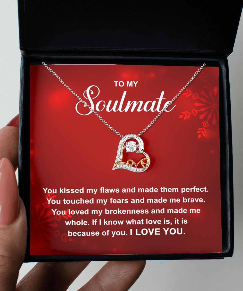 Christmas 'Soulmate's Embrace' - Love Dancing Necklace - Real Rad Boutique