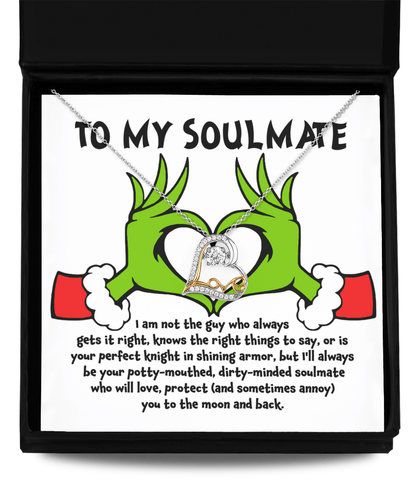 Christmas 'Soulmate's Serenade' Love Dancing Necklace - Real Rad Boutique