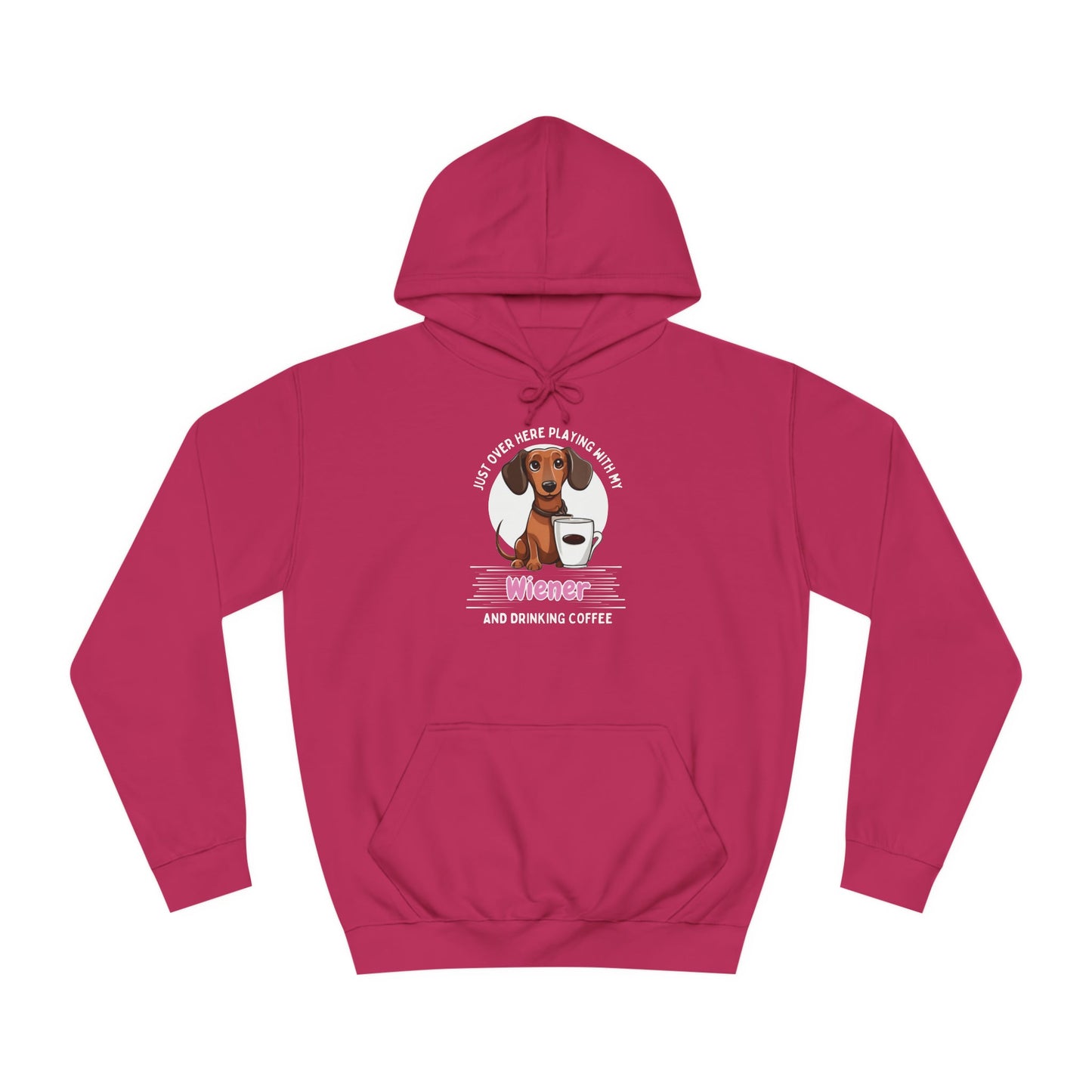 Coffee & Wiener Love - Dachshund Hoodie - Real Rad Boutique