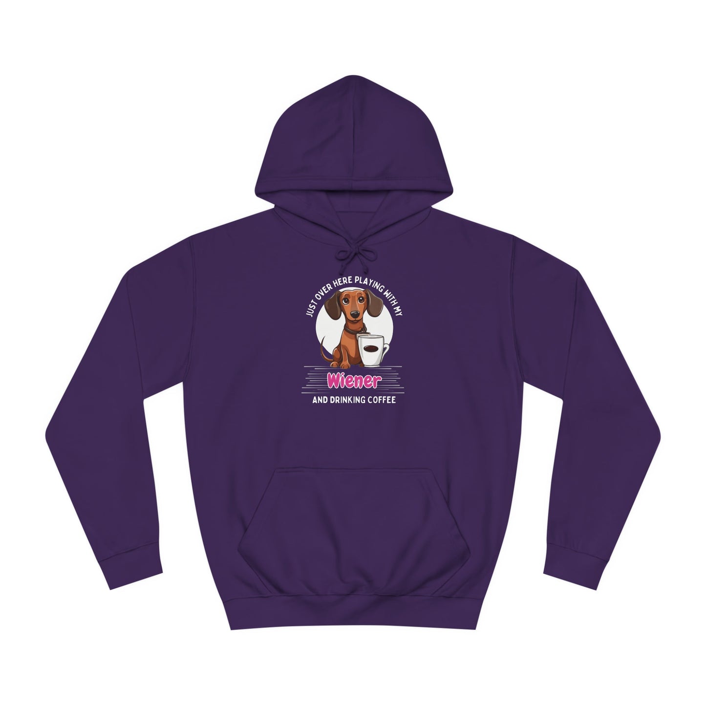 Coffee & Wiener Love - Dachshund Hoodie - Real Rad Boutique