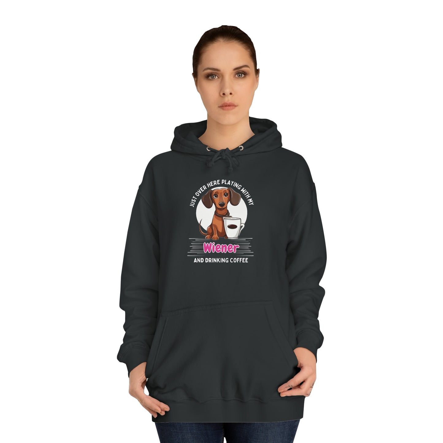 Coffee & Wiener Love - Dachshund Hoodie - Real Rad Boutique