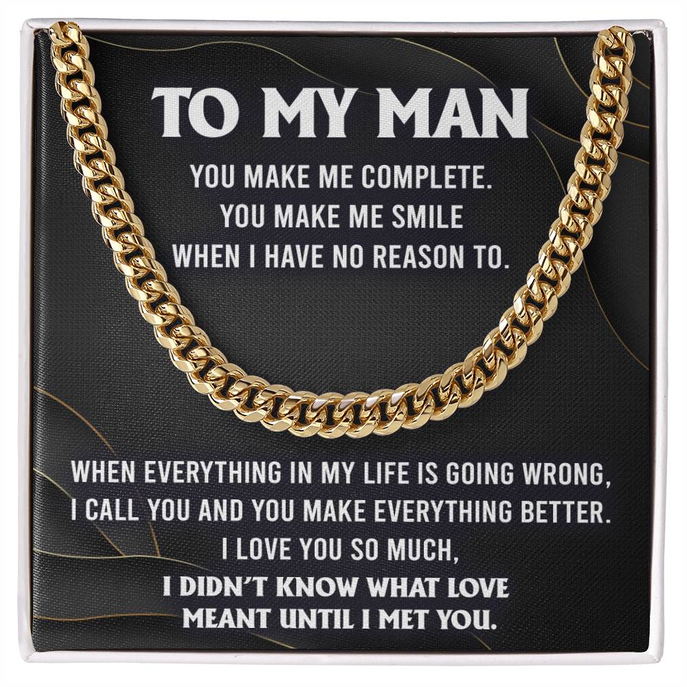 Complete Love - Cuban Link Chain - Real Rad Boutique