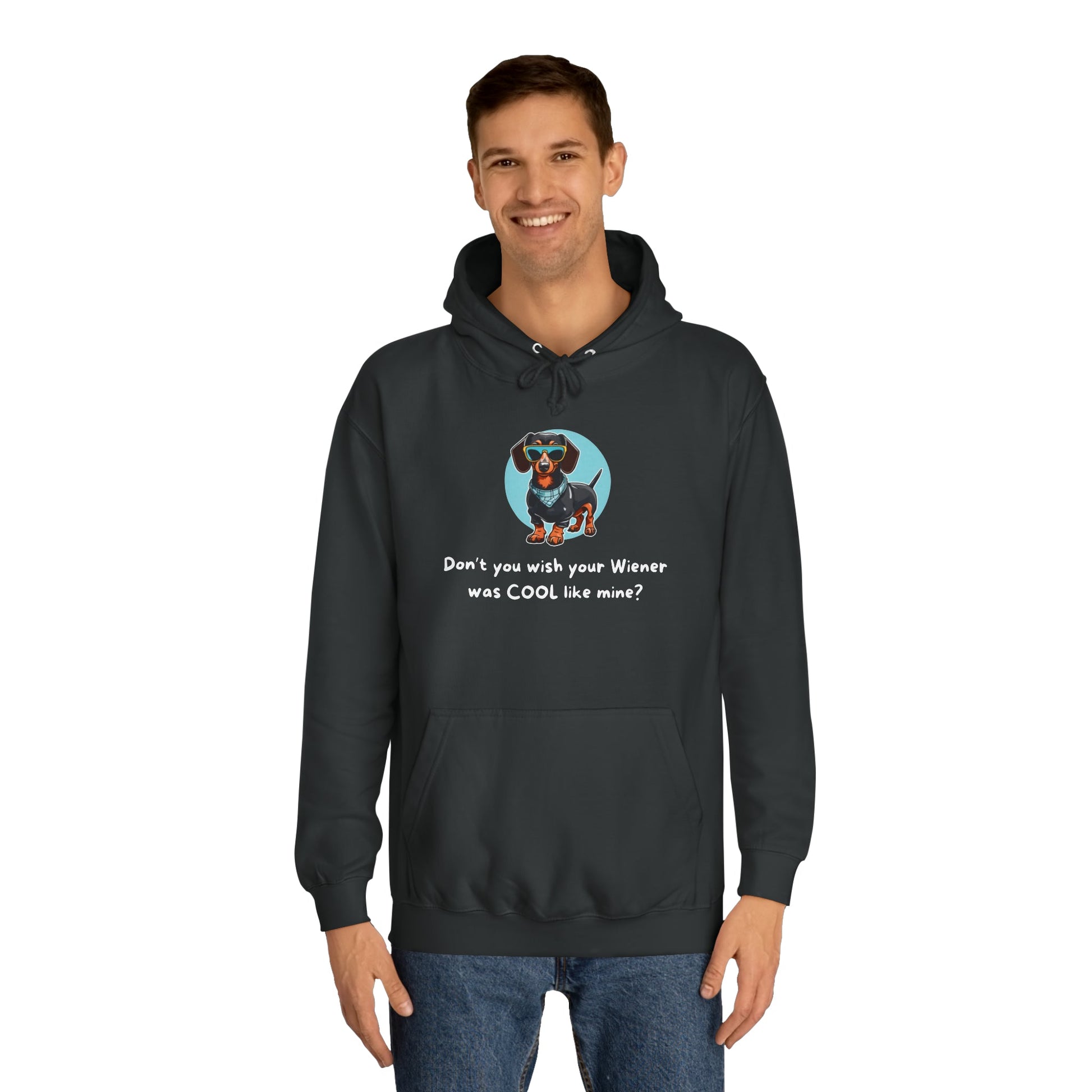 Cool Wiener Vibes - Dachshund Hoodie - Real Rad Boutique