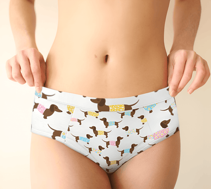 Cute Sausage Dog - Cheeky Briefs - Real Rad Boutique