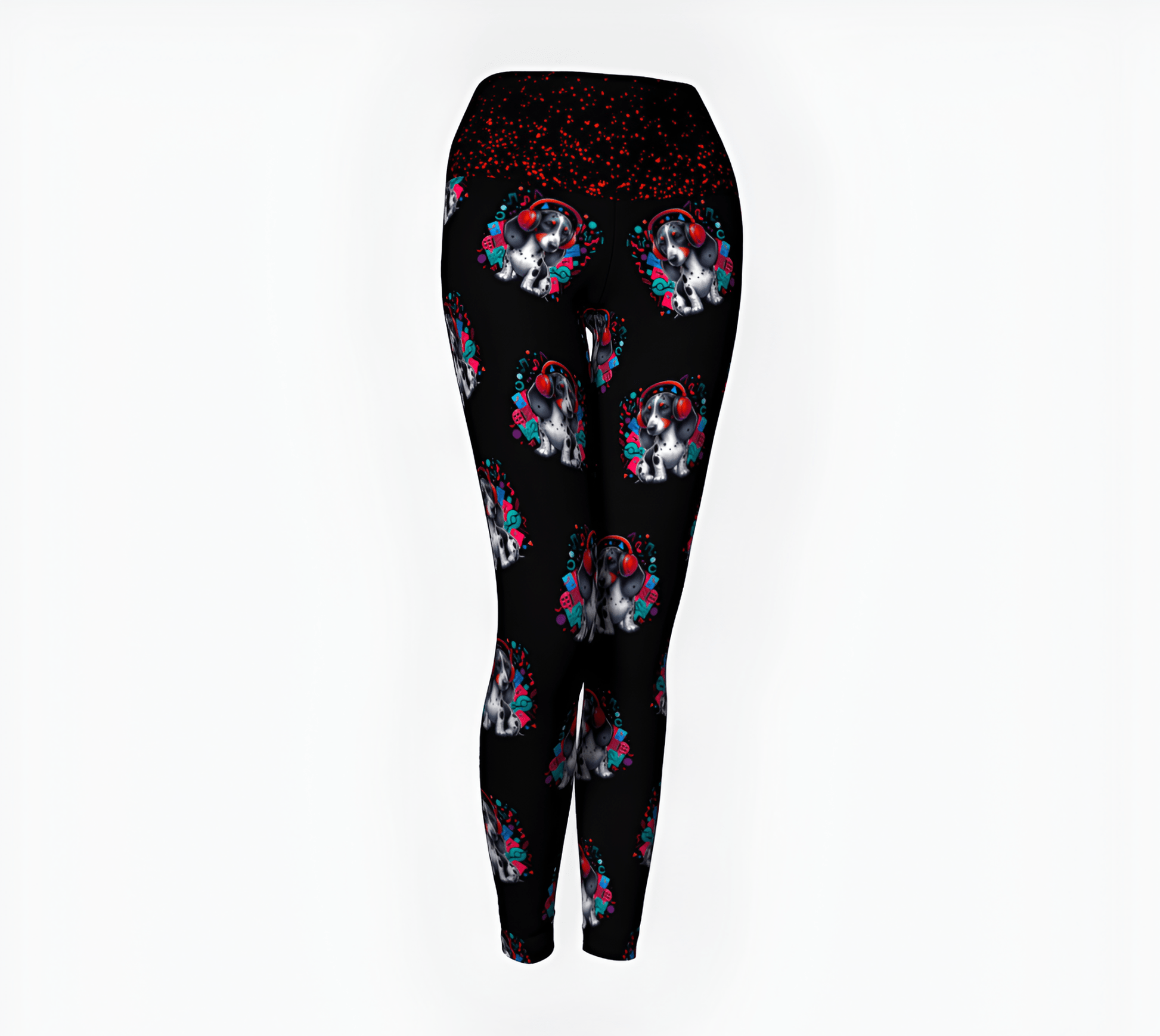 Dachshund Groove - Dachshund Yoga Leggings - Real Rad Boutique