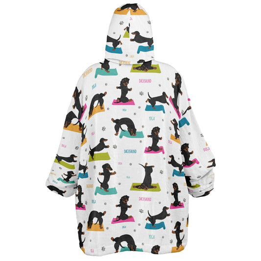 Dachshund's Do Yoga - Dachshund Snug Hoodie - Real Rad Boutique