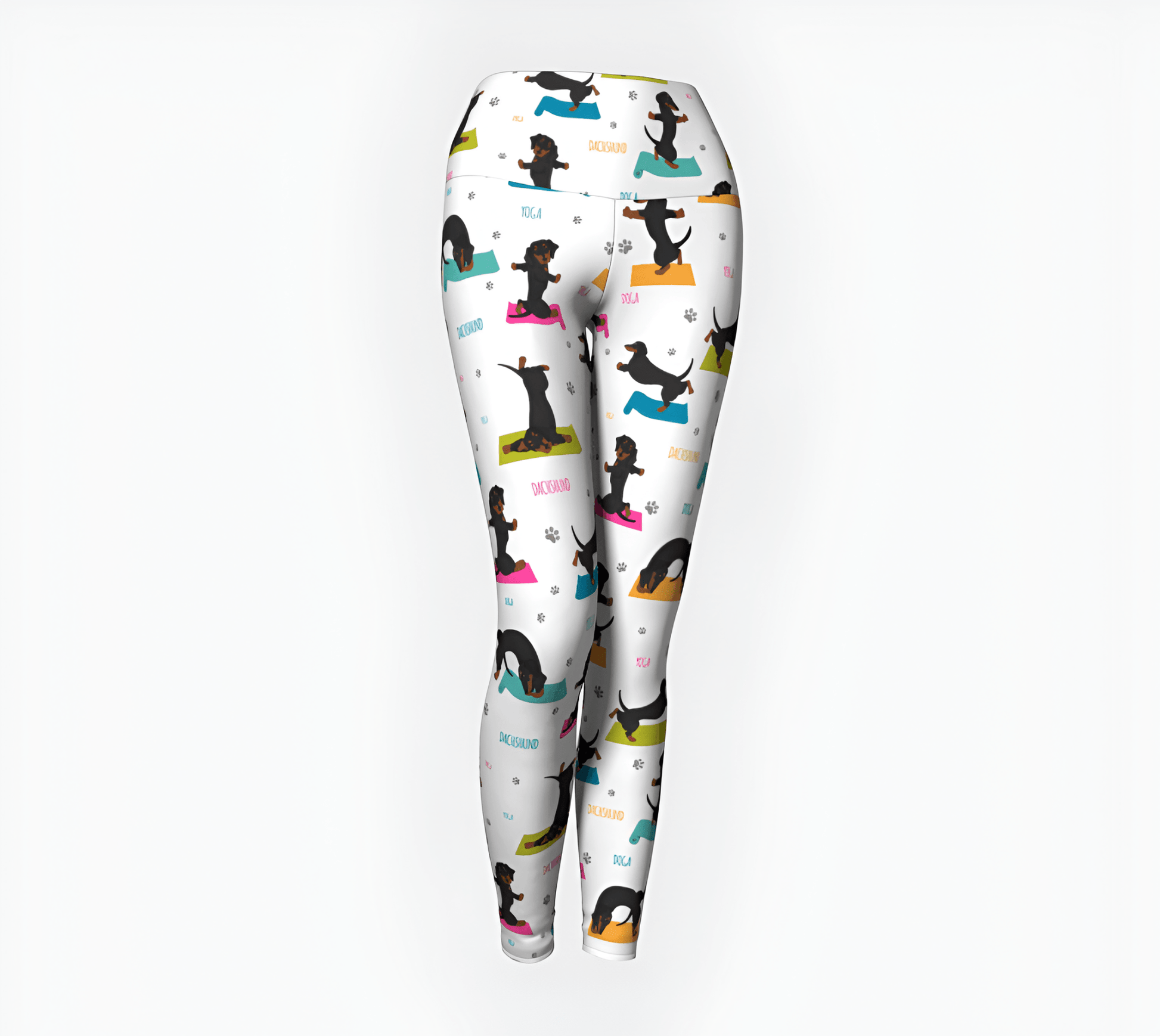 Dachshund's Do Yoga - Dachshund Yoga Leggings - Real Rad Boutique