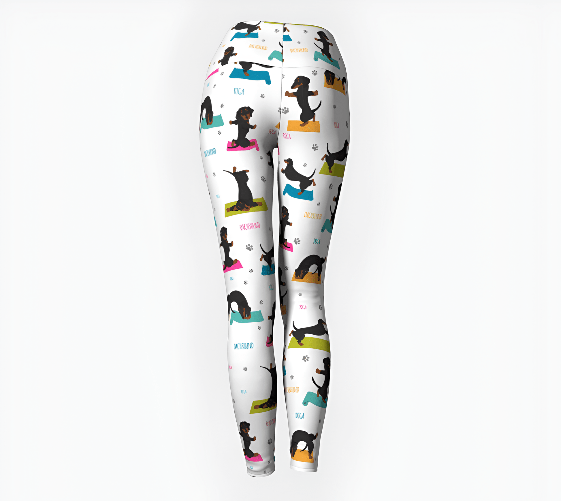 Dachshund's Do Yoga - Dachshund Yoga Leggings - Real Rad Boutique