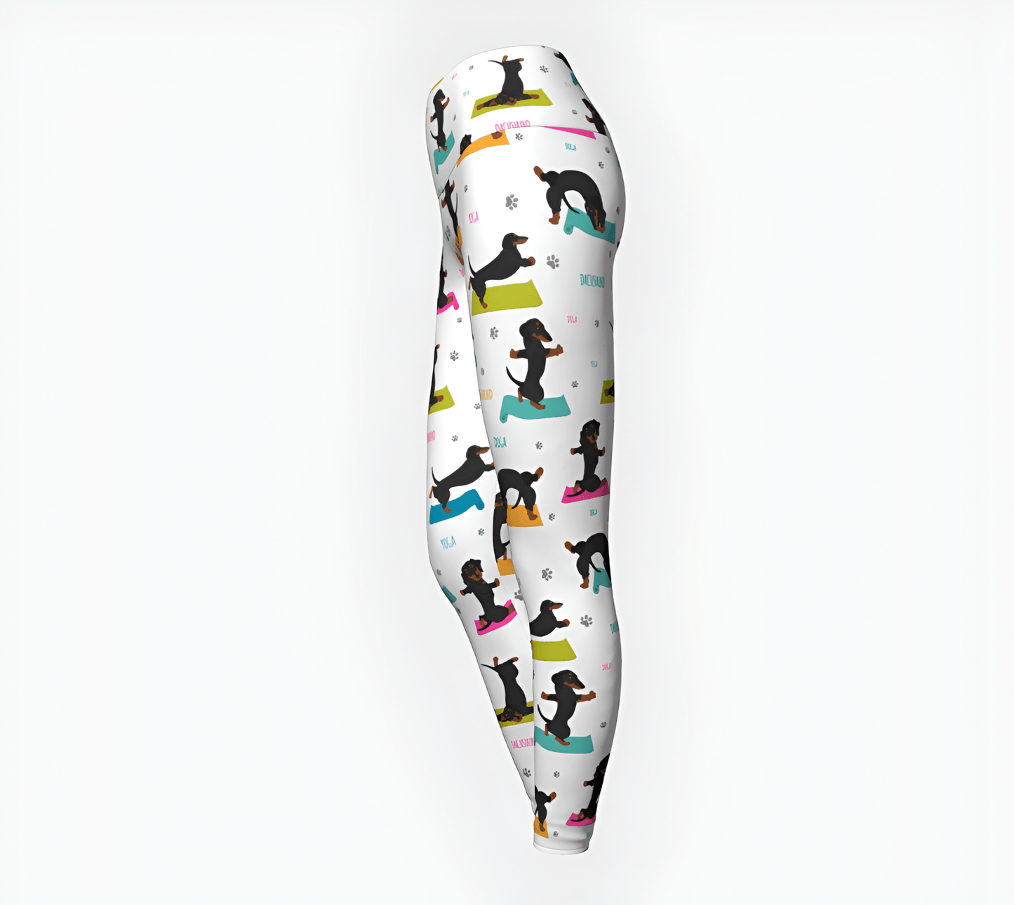 Dachshund's Do Yoga - Dachshund Yoga Leggings - Real Rad Boutique