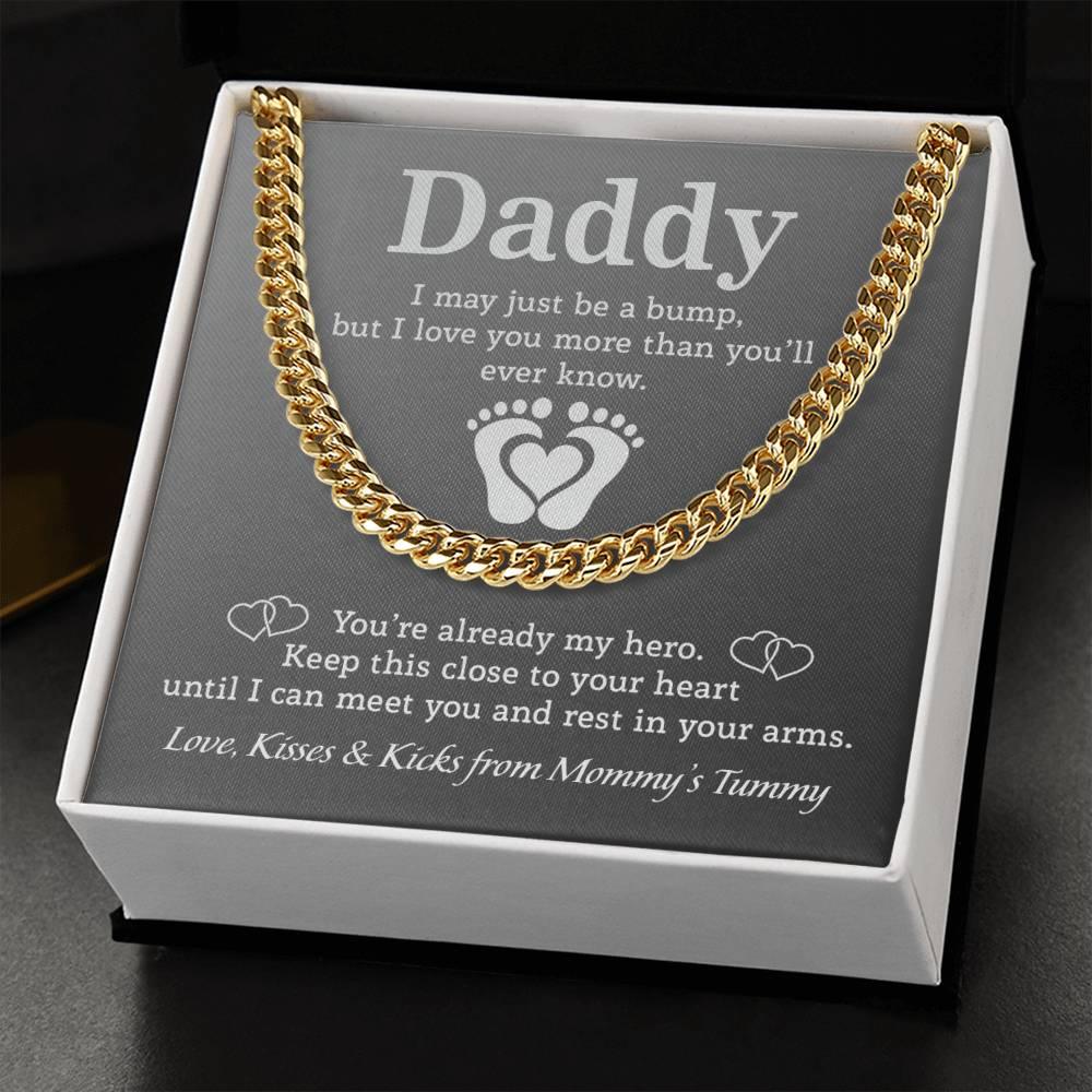 'Dad to Be' Cuban Link Chain - Real Rad Boutique