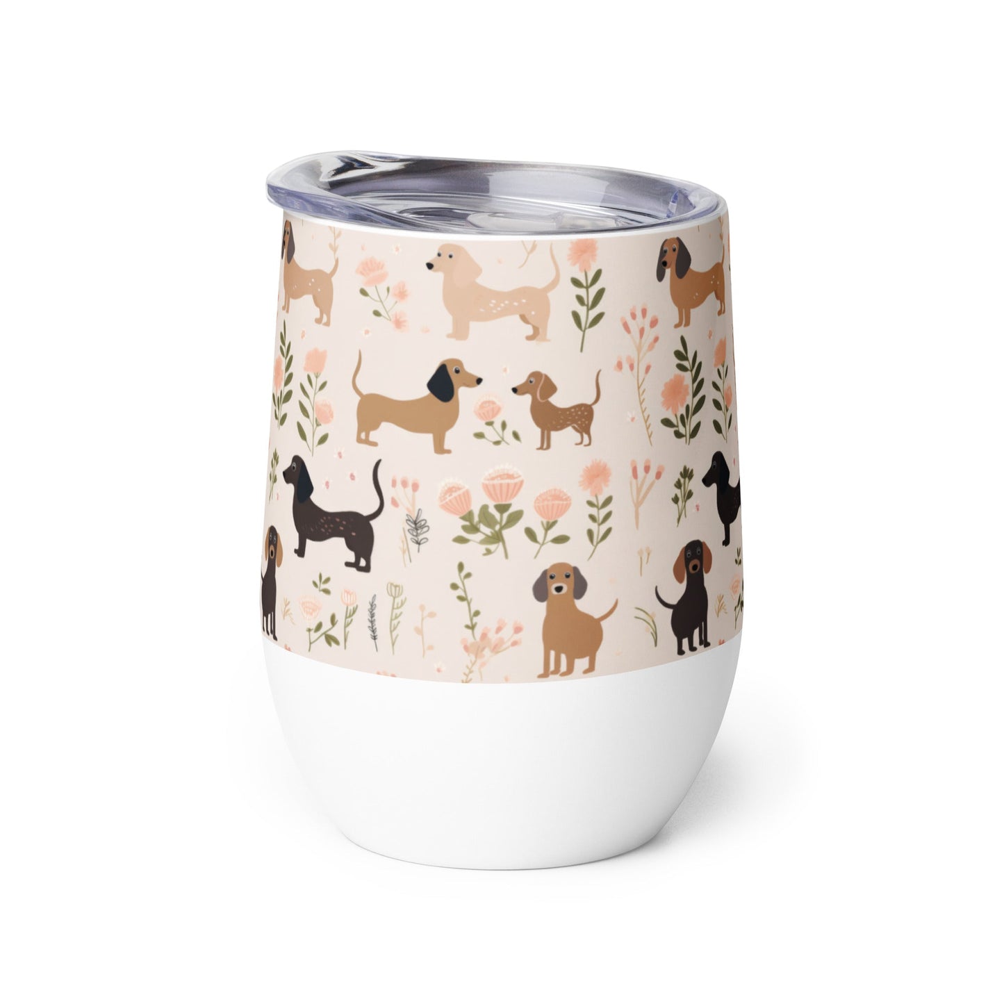 Dainty Delight - Dachshund Wine Tumbler - Real Rad Boutique