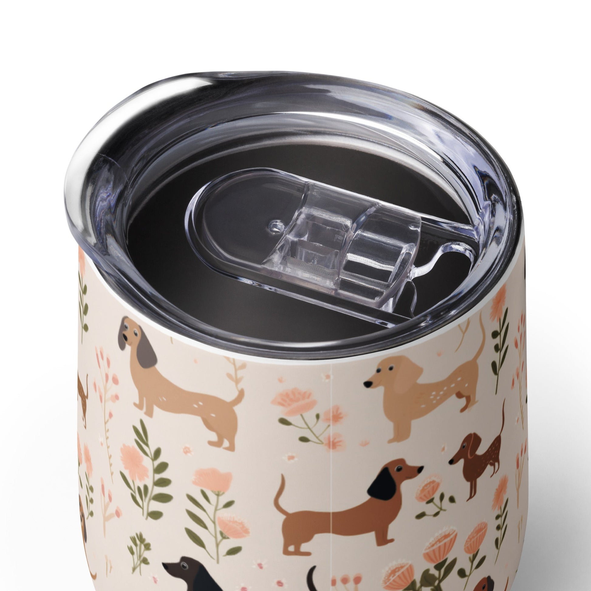 Dainty Delight - Dachshund Wine Tumbler - Real Rad Boutique