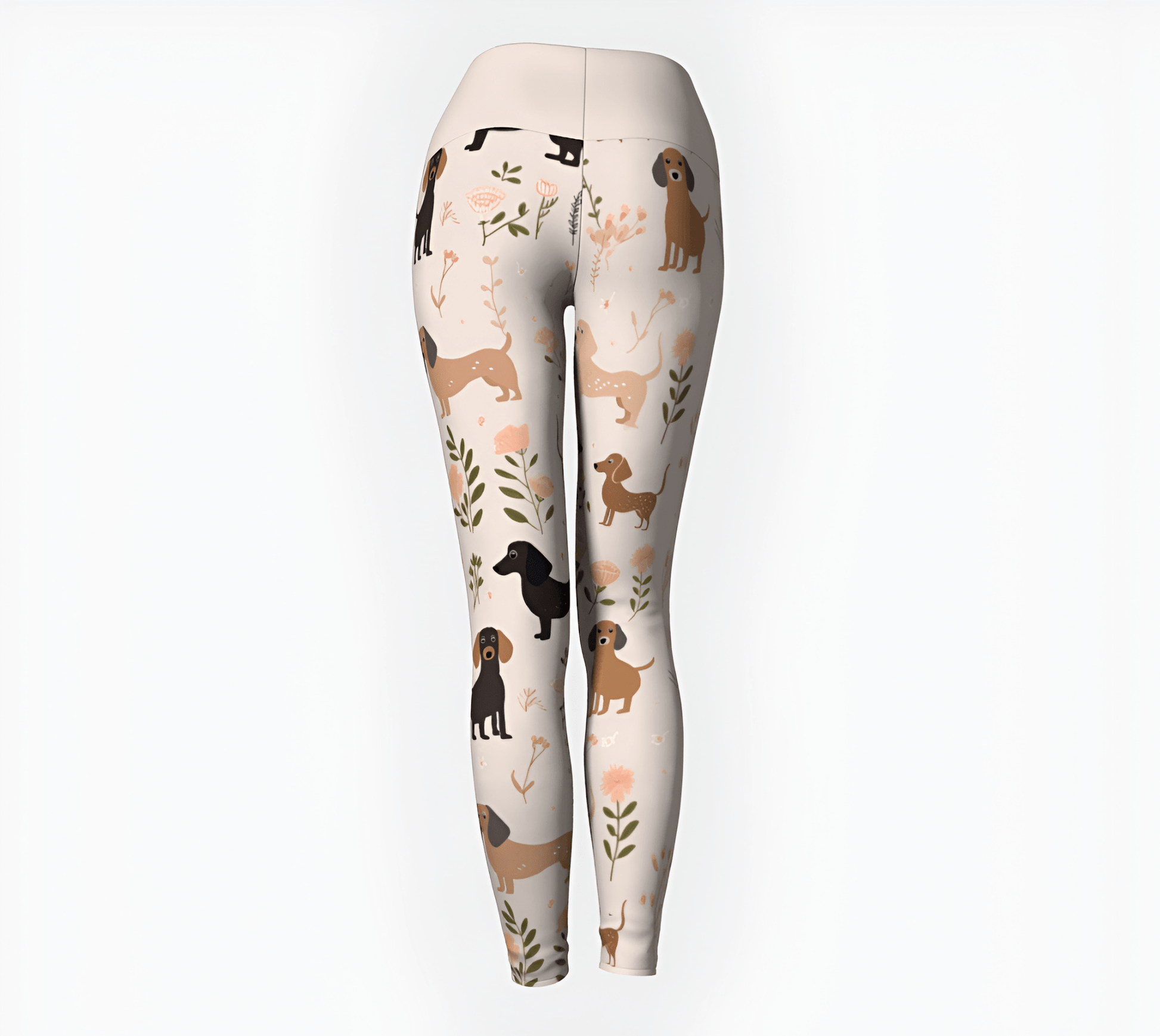 Danity Delight - Dachshund Yoga Leggings - Real Rad Boutique