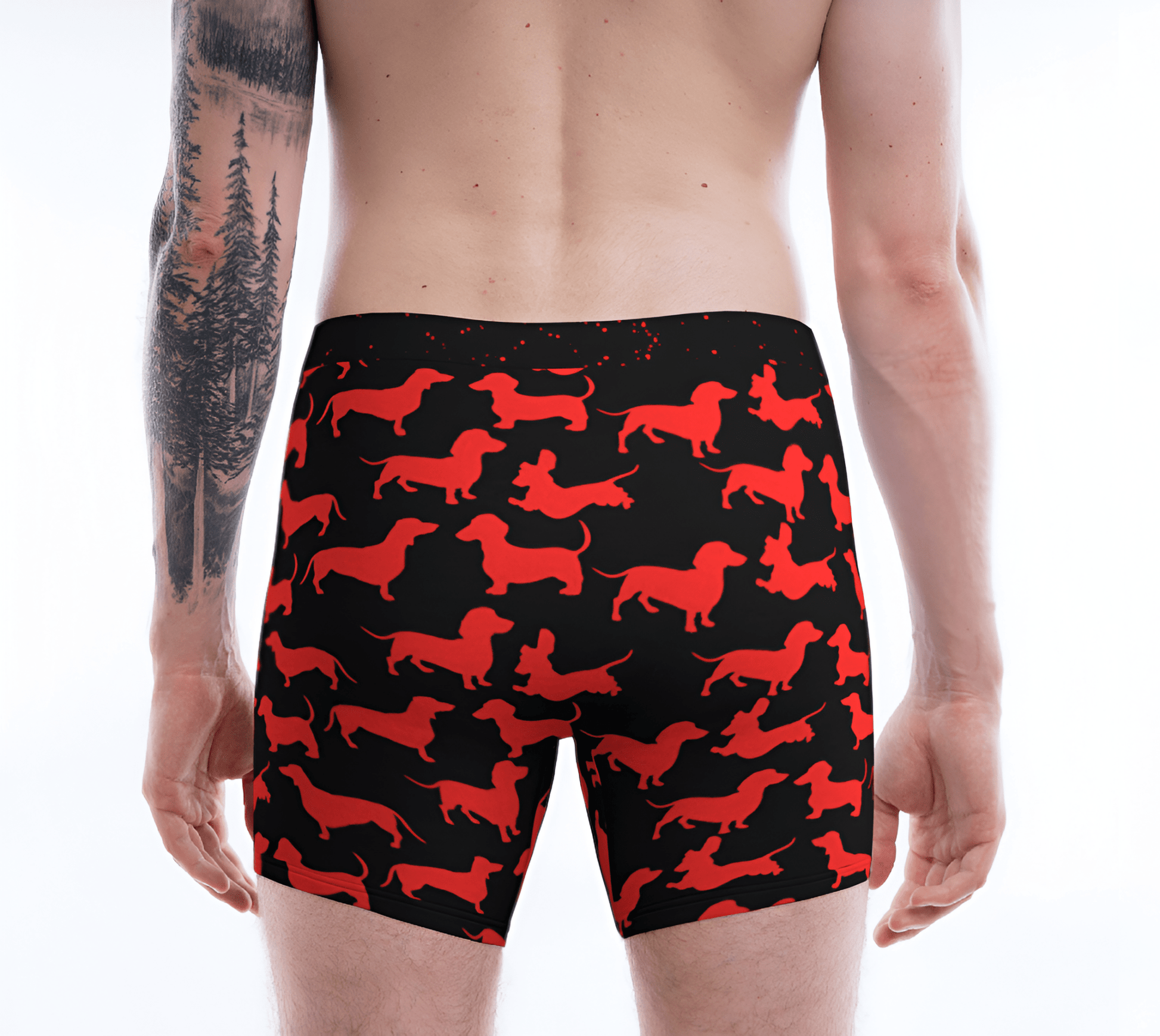 Dapper Dachshund Charm - Dachshund Boxer Briefs - Real Rad Boutique