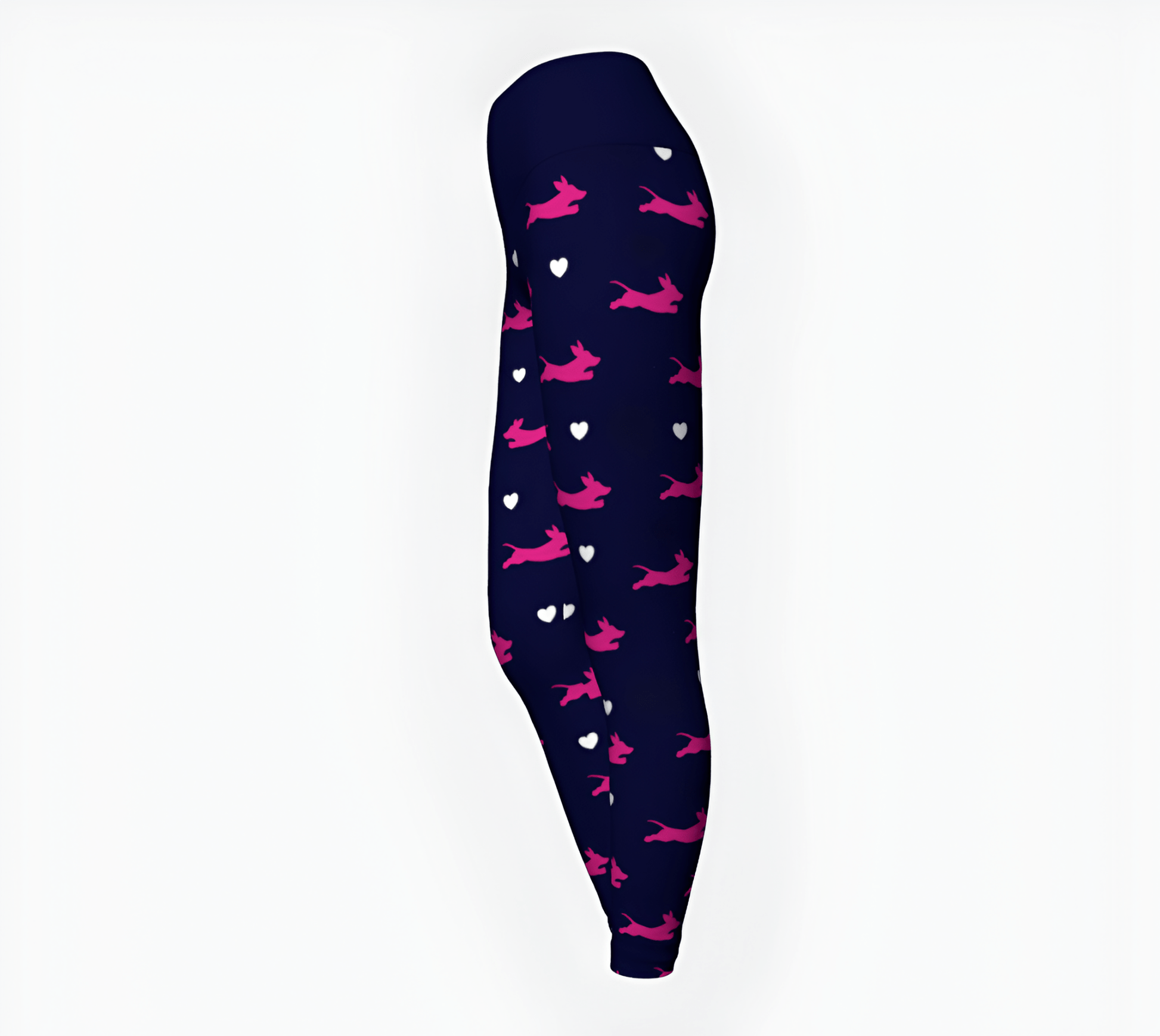 Dashing Navy Bliss - Dachshund Yoga Leggings - Real Rad Boutique