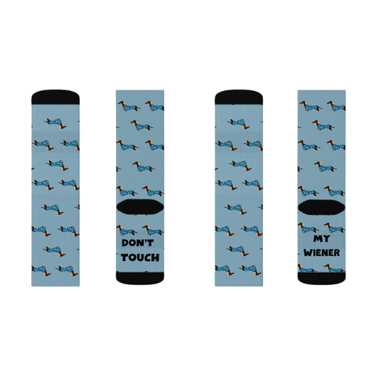 Don't Touch - Dachshund Socks - Real Rad Boutique