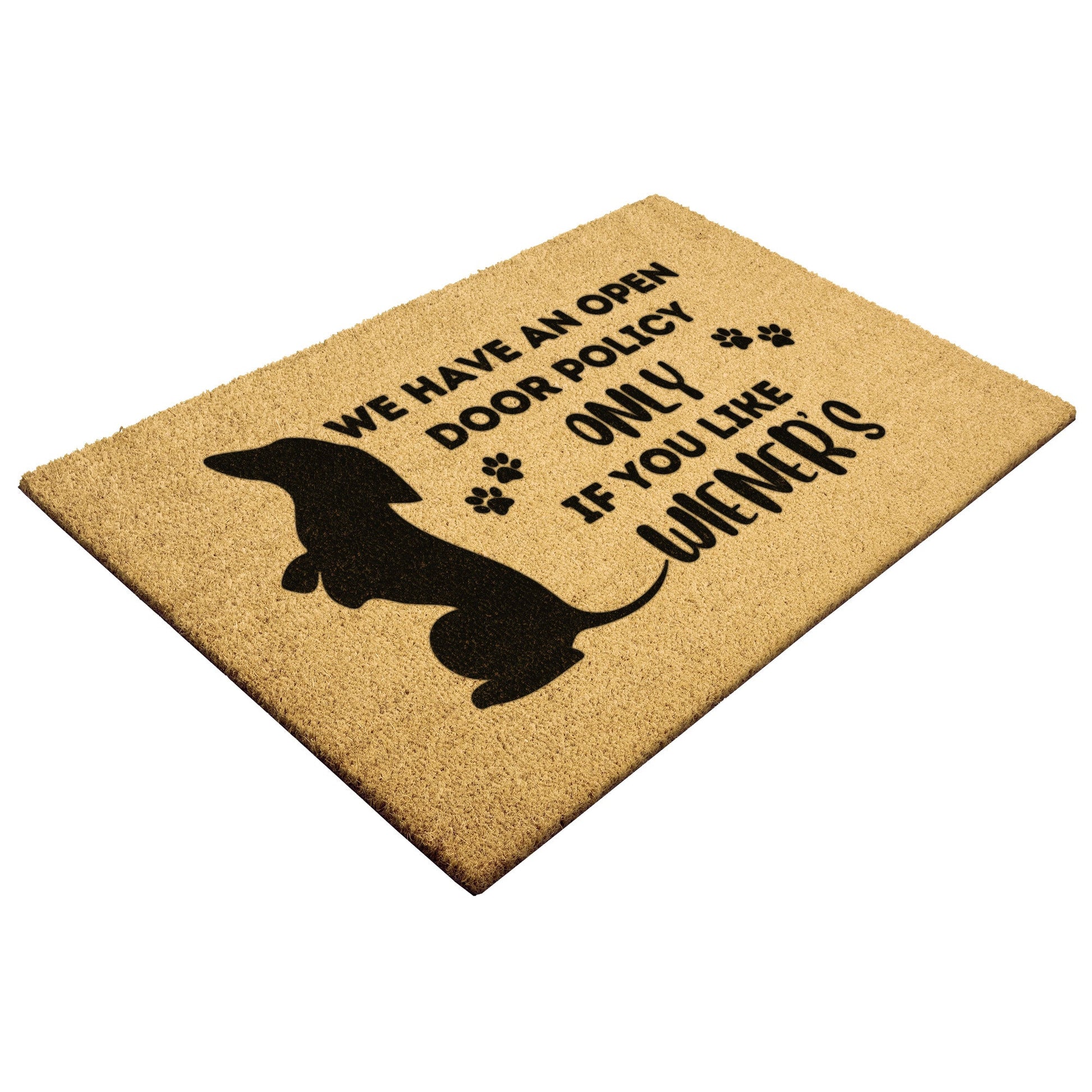 Embrace Our Open Door Policy - Dachshund Outdoor Mat - Real Rad Boutique