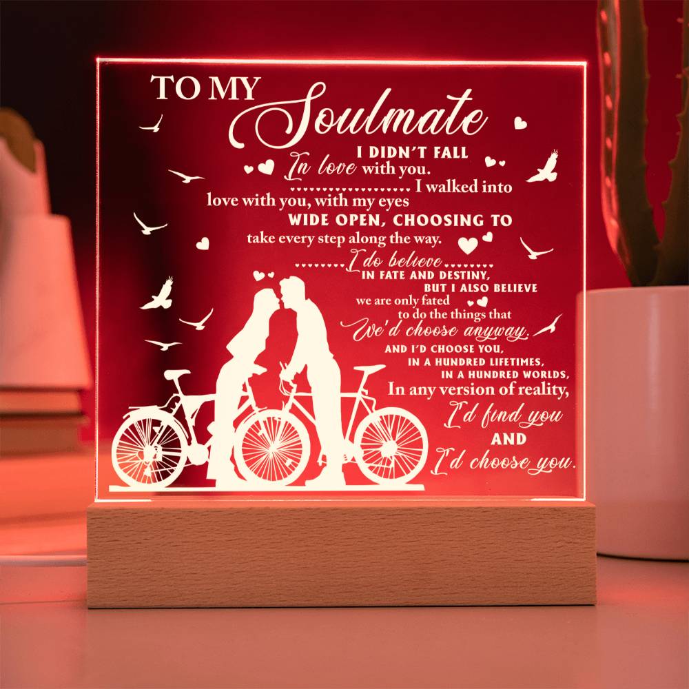 Eternal Choice - Acrylic Square Plaque - Real Rad Boutique