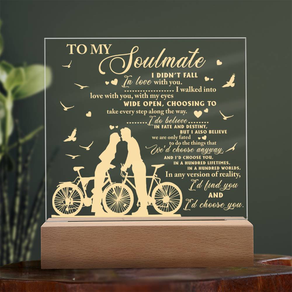 Eternal Choice - Acrylic Square Plaque - Real Rad Boutique