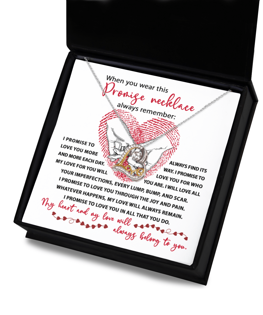 Everlasting Promise - Love Dancing Necklace - Real Rad Boutique