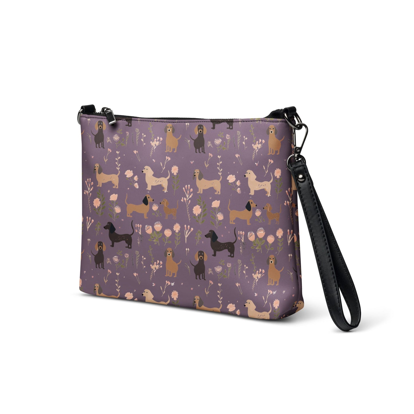 Floral Fantasy - Dachshund Crossbody Purse - Real Rad Boutique