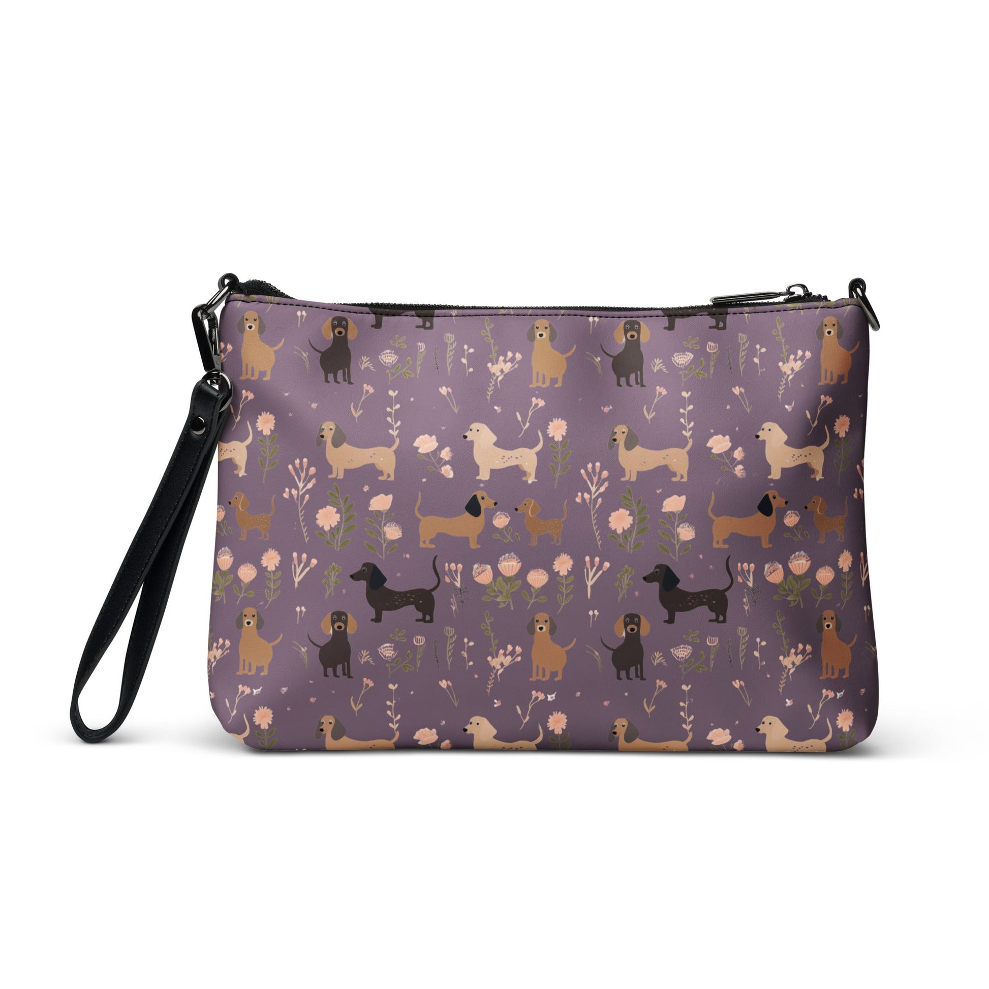 Floral Fantasy - Dachshund Crossbody Purse - Real Rad Boutique