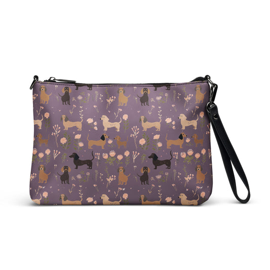 Floral Fantasy - Dachshund Crossbody Purse - Real Rad Boutique