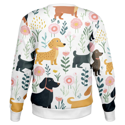 Floral Paws - Dachshund Sweatshirt - Real Rad Boutique