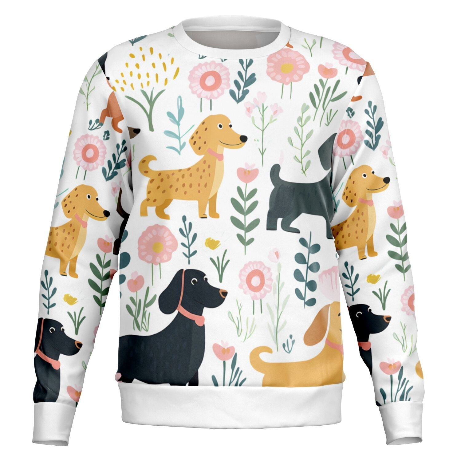 Floral Paws - Dachshund Sweatshirt - Real Rad Boutique