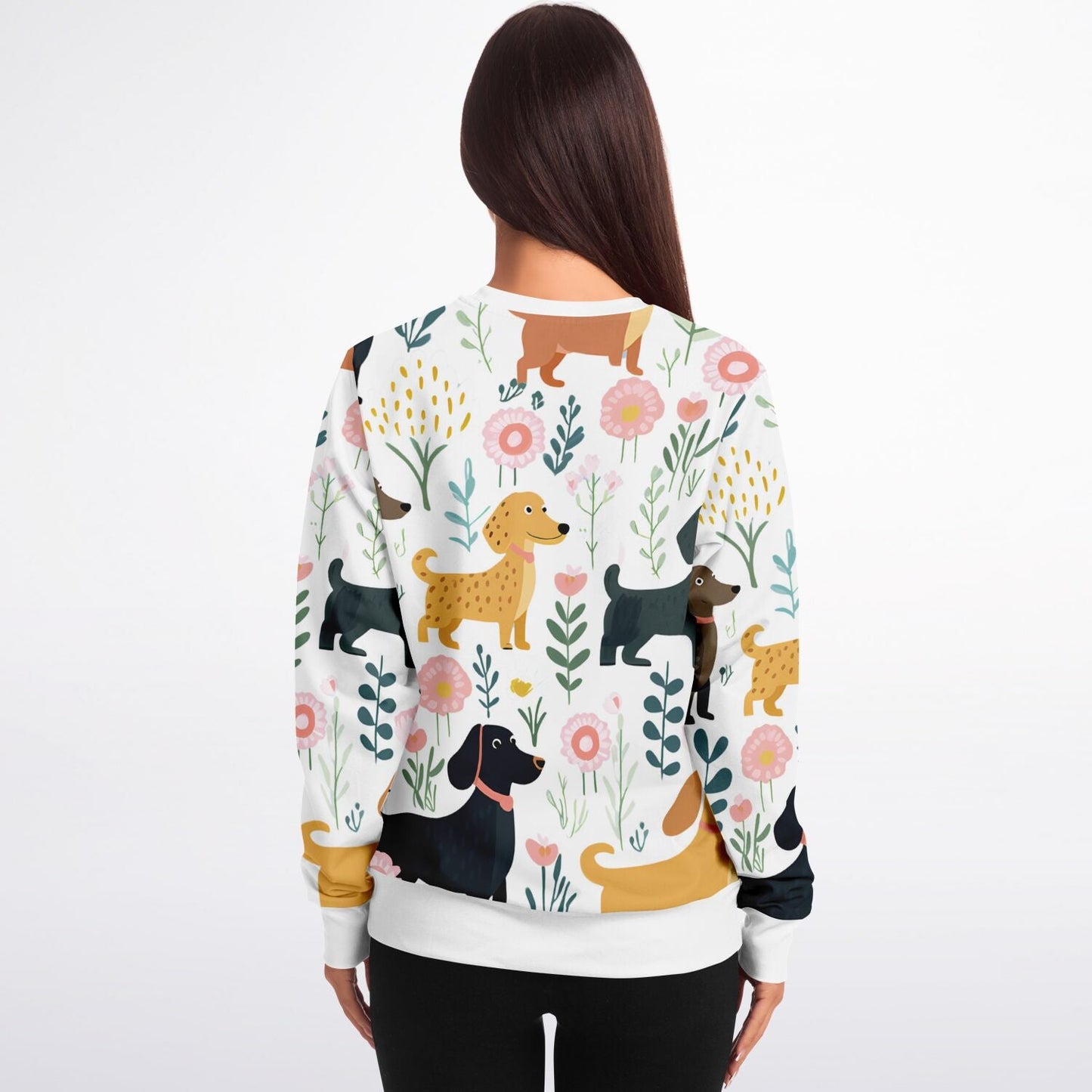 Floral Paws - Dachshund Sweatshirt - Real Rad Boutique