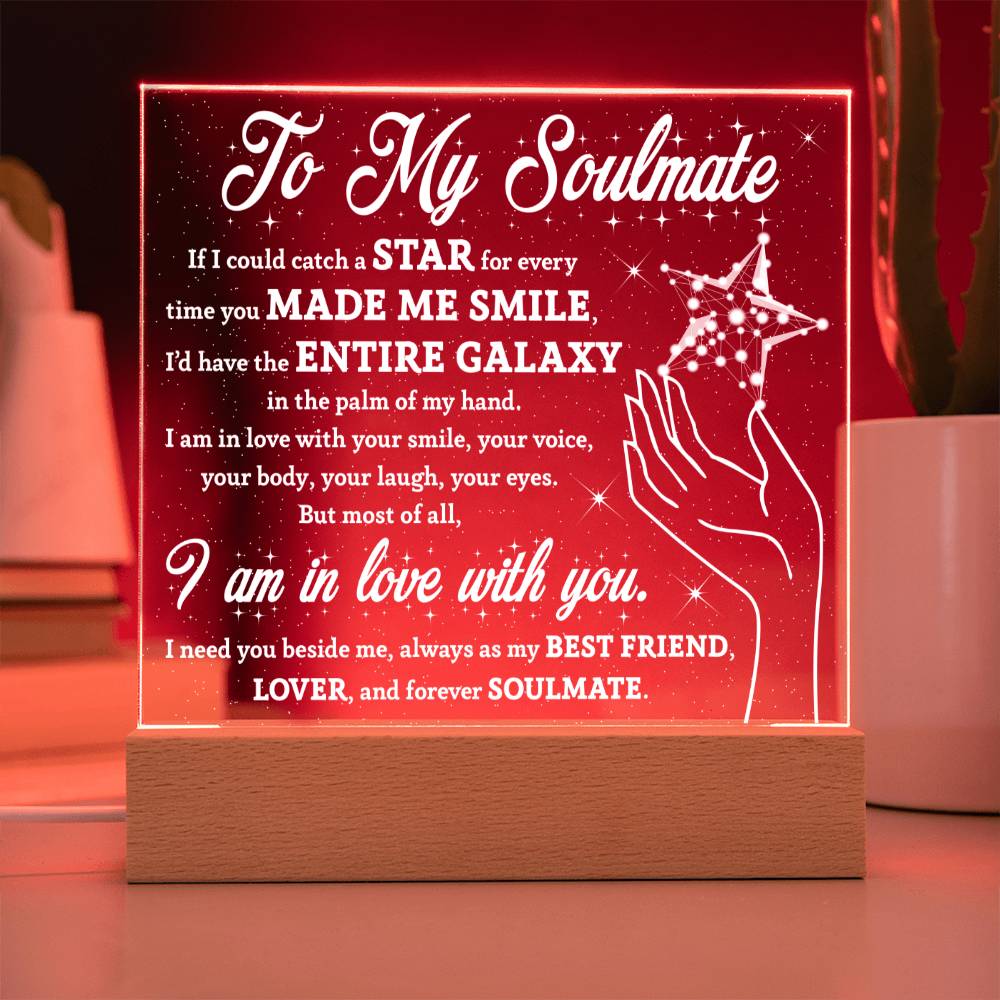 Galaxy of Love - Acrylic Square Plaque - Real Rad Boutique