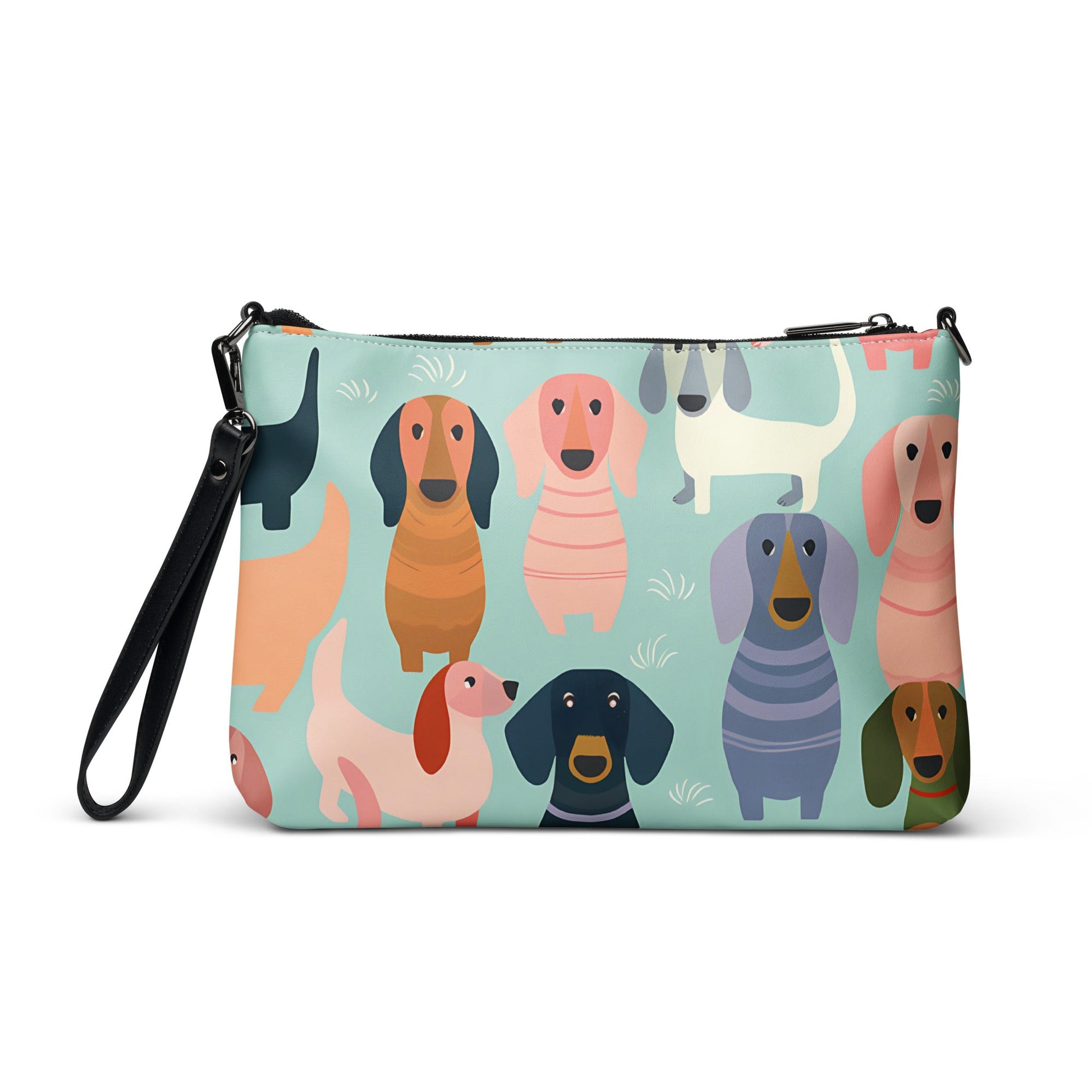 Groovy Delight - Dachshund Crossbody Purse - Real Rad Boutique