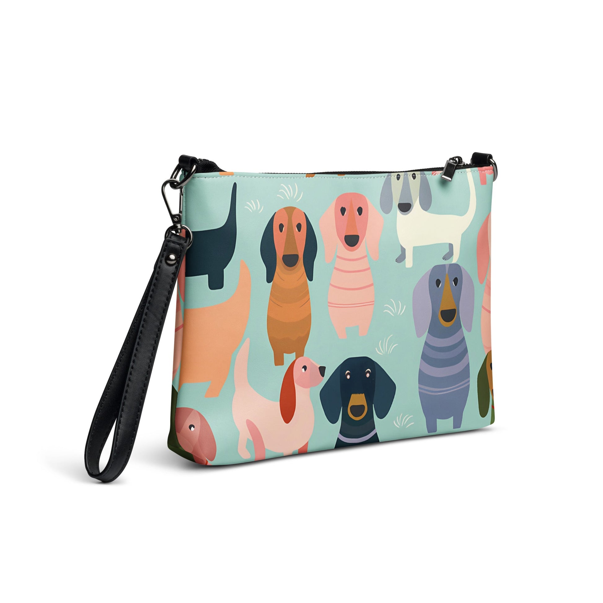 Groovy Delight - Dachshund Crossbody Purse - Real Rad Boutique