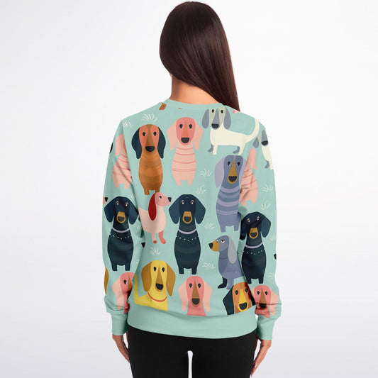 Groovy Delight - Dachshund Sweatshirt - Real Rad Boutique